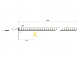 LLE FLEX 8mm 48V 8W 1200lm...