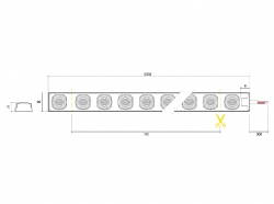 SICOMTape WallW 45° 19W...