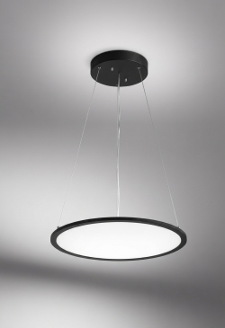 Twist Panel Round CRI80 nero