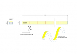 SICOMtape Neon Top RGB IP68-4m
